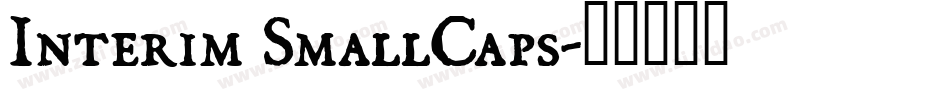 Interim SmallCaps字体转换